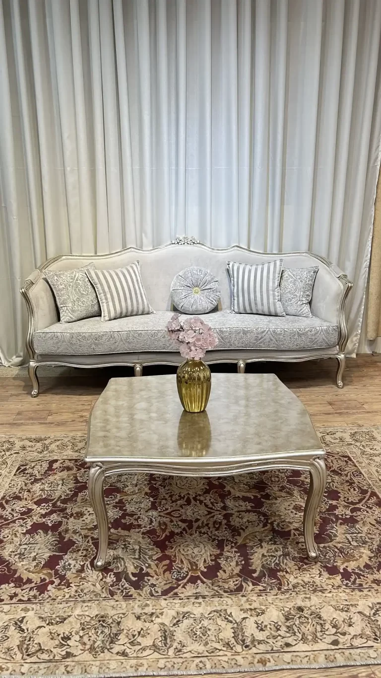 مبل کلاسیک مدل ۳ گل ابزاری