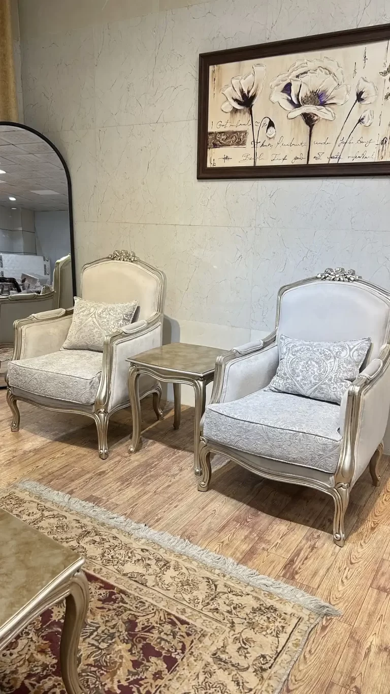 مبل کلاسیک مدل ۳ گل ابزاری