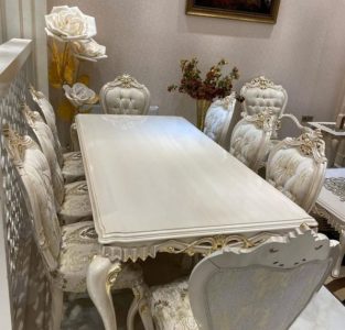 میز ناهارخوری کلاسیک مدل الیزابت 